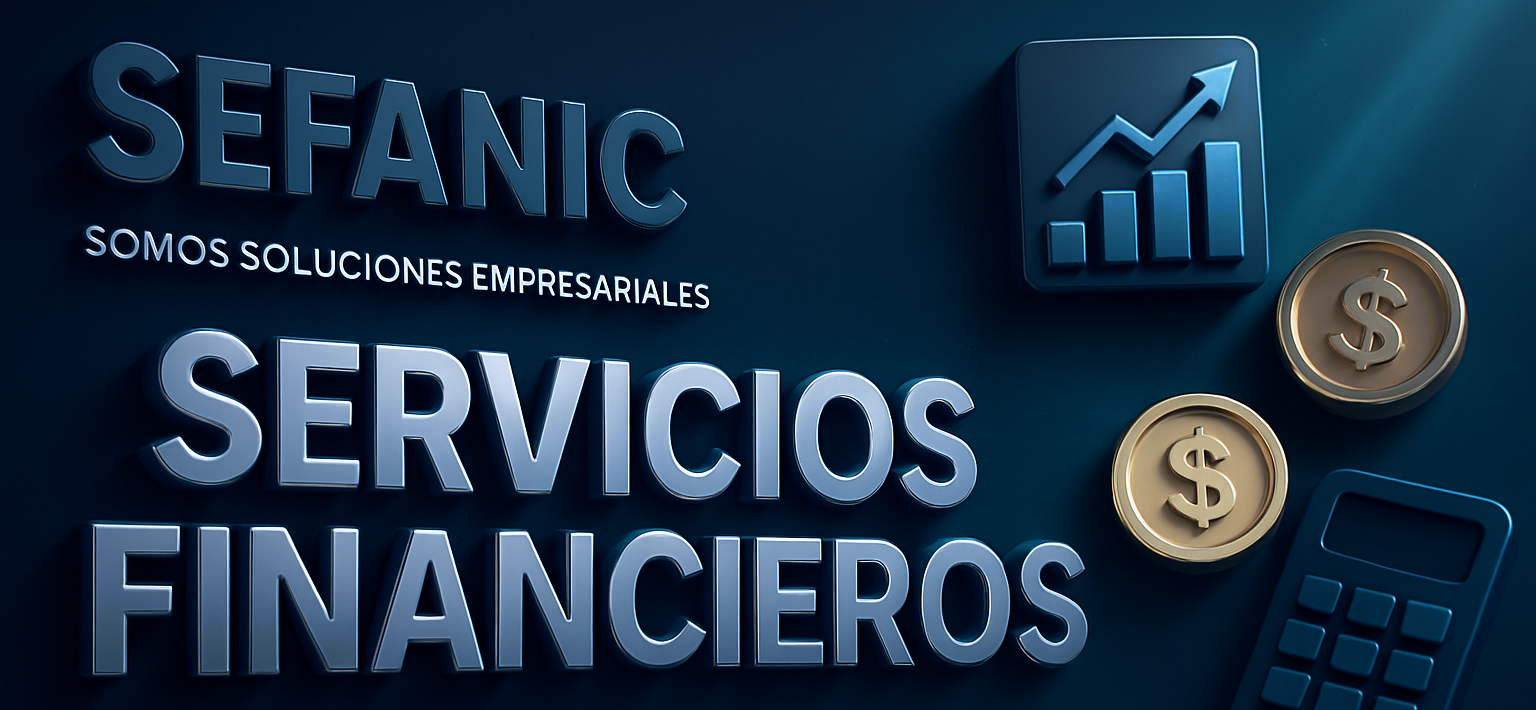 SEFANIC Banner 3D Servicios Financieros